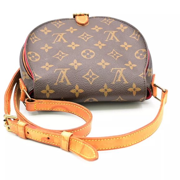 LOUIS VUITTON LV Tambourine Shoulder Bag Monogram Leather Brown M51179 18YE559 - Picture 5 of 15